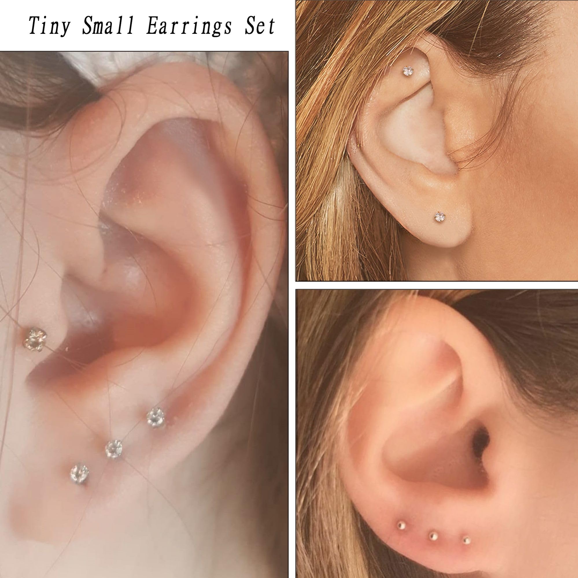 2pcs Tiny Surgical Stainless S - Body Jewelry Surgical Steel avaliação e preço