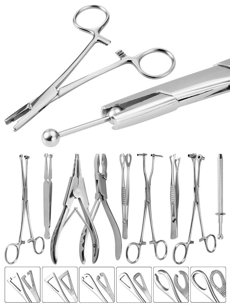 Stainless Steel Body Piercing  - Body Jewelry Ring Opening Pliers avaliação e preço
