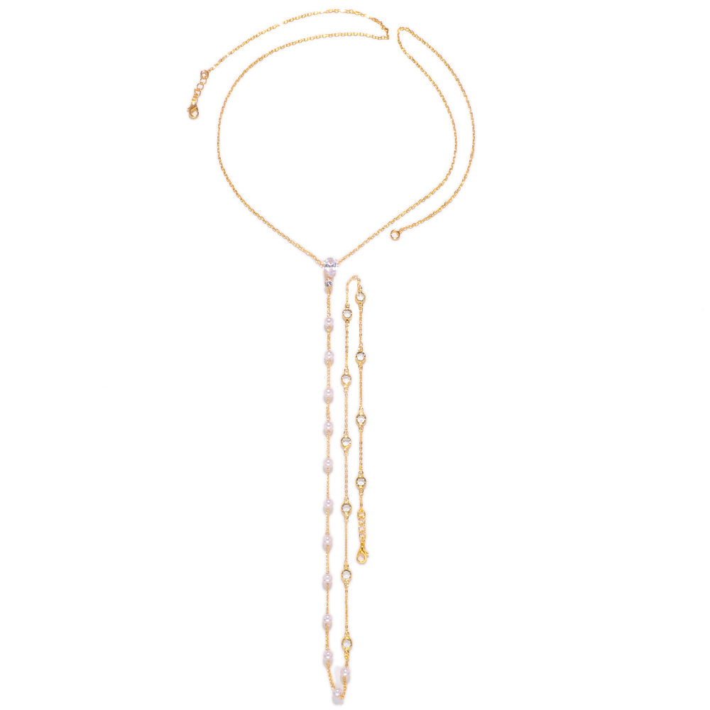 Fashion Bridal Back Chain Jewe - Body Jewelry Back avaliação e preço