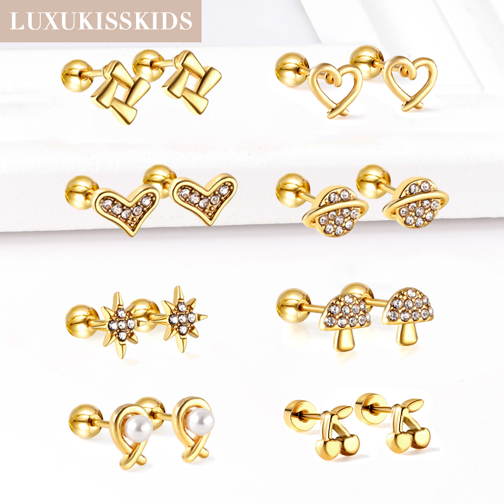 LUXUKISSKIDS Small Ear Jewelry - Body Jewelry Surgical Steel avaliação e preço